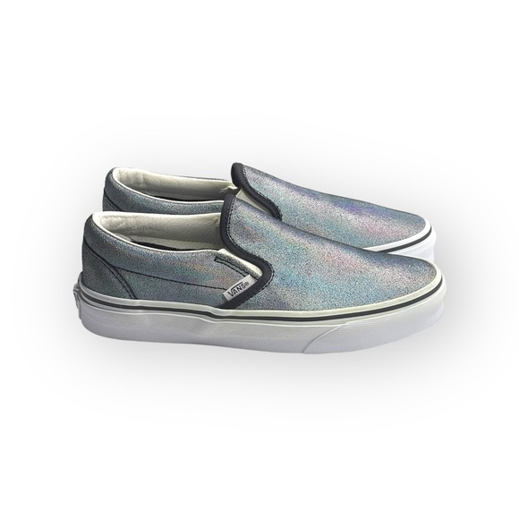 new Vans ™ ®✌︎︎ Prismatic Suede Slip On Sneakers ✌︎︎ Shiny Rainbow Reflective 6 - Picture 2 of 16
